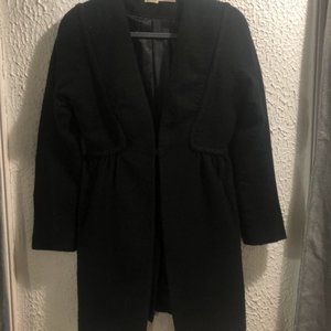 Vintage Black Wool Coat